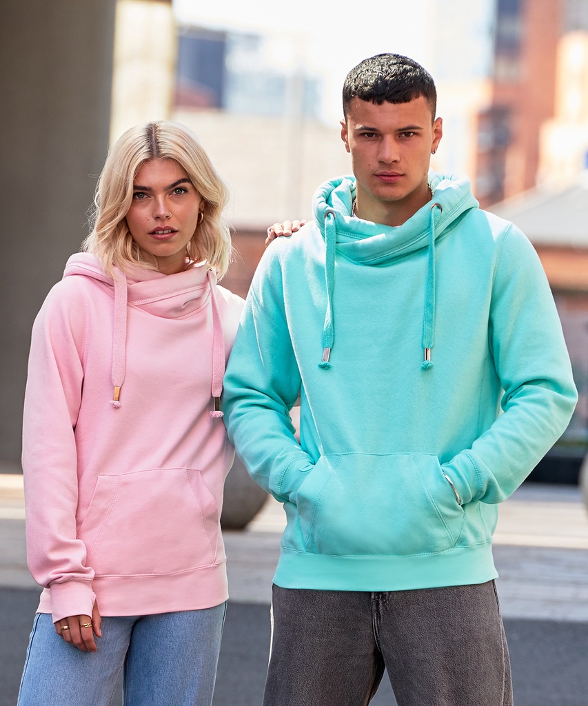 Cross neck outlet hoodie