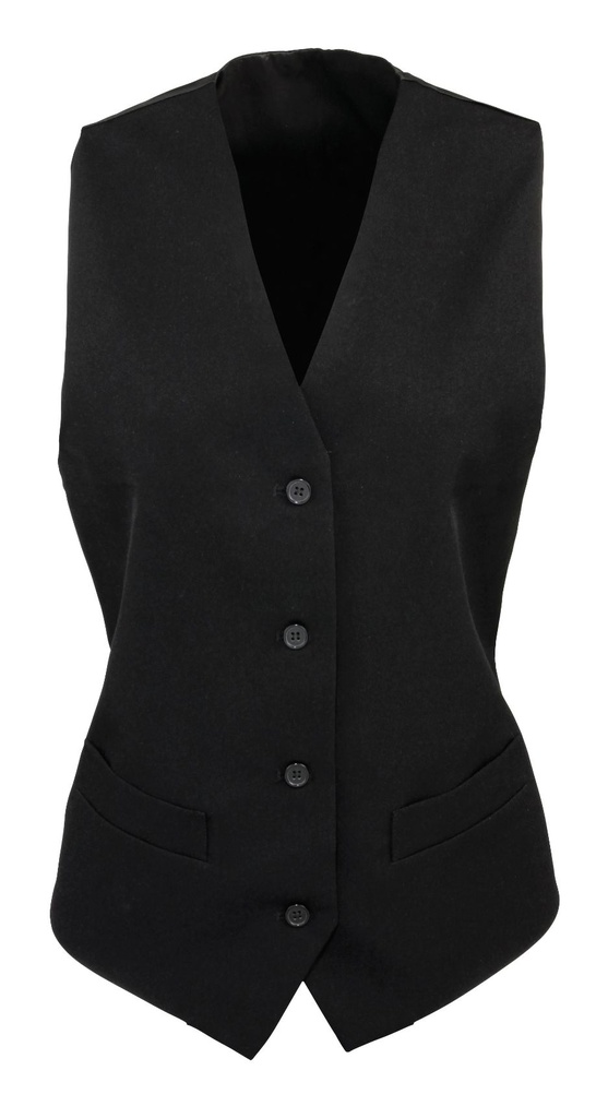 Premier Women's lined polyester waistcoat