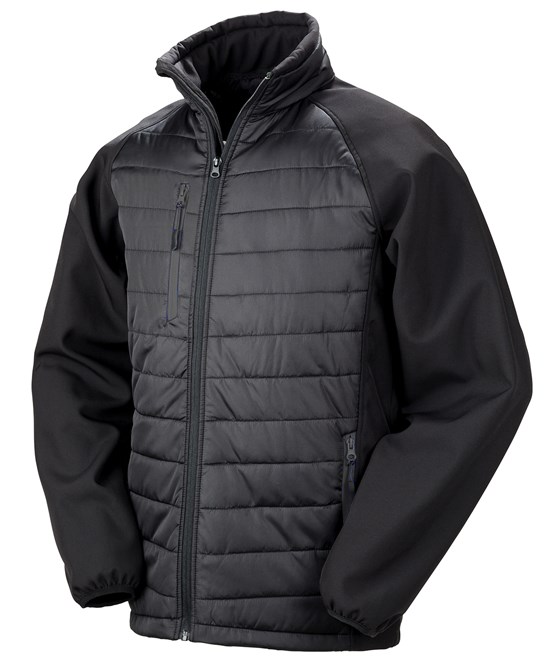 Result R237X Blackcompass padded softshell jacket