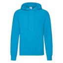 [SS224] Fruit of the Loom Classic 80/20 hooded sweatshirt (S, Azure Blue)