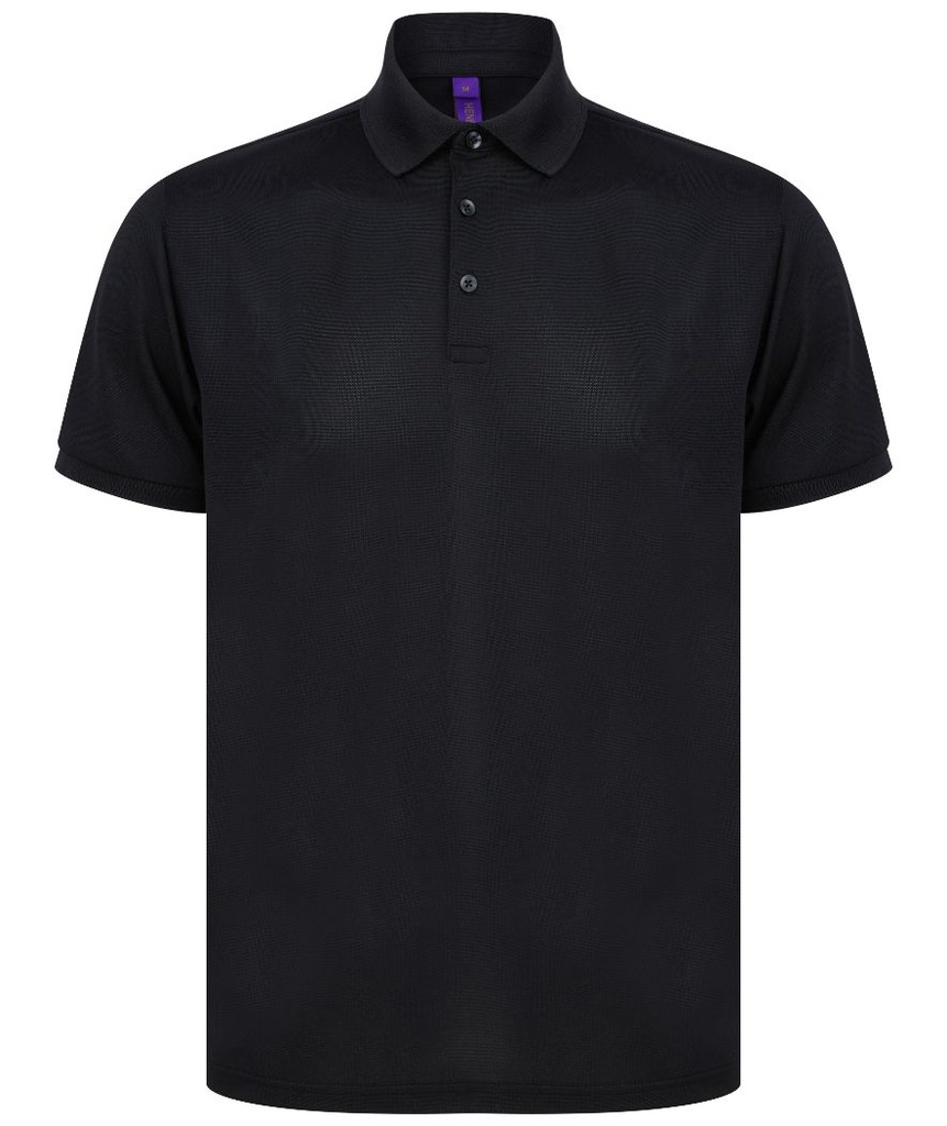 Henbury Recycled polyester polo shirt