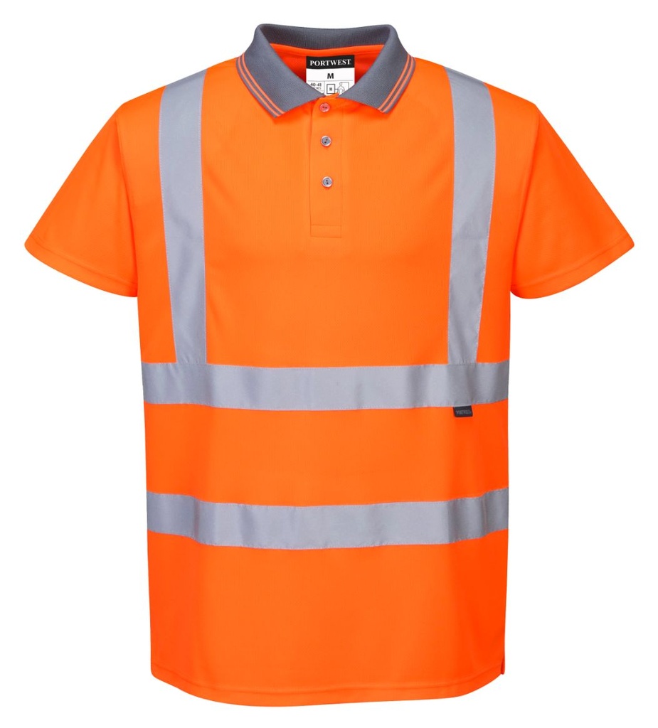 Portwest Hi-vis polo shirt (S477/RT22)