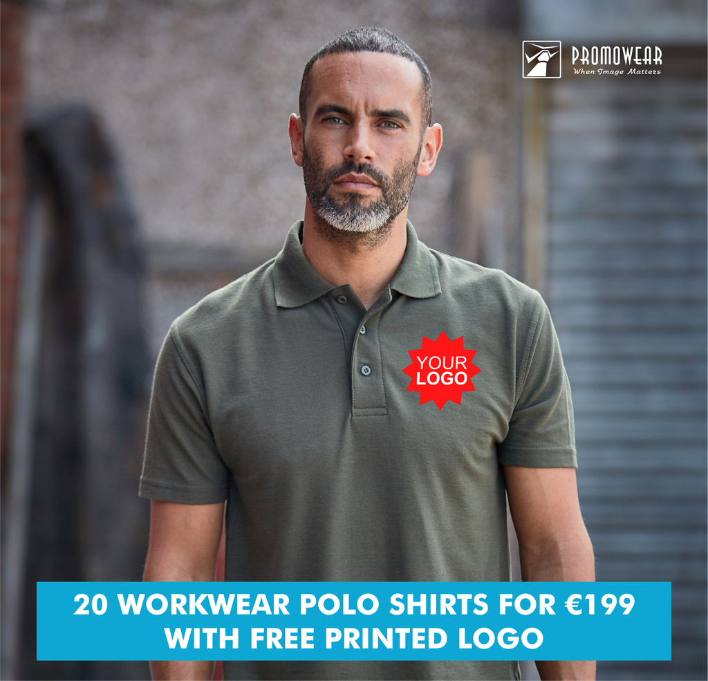 20 of our Best Workwear Polo Shirts + Free Printed Logo €199