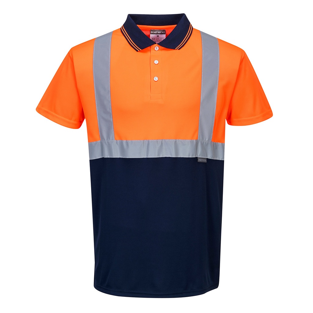 Portwest Hi-vis two-tone polo shirt (PW109)