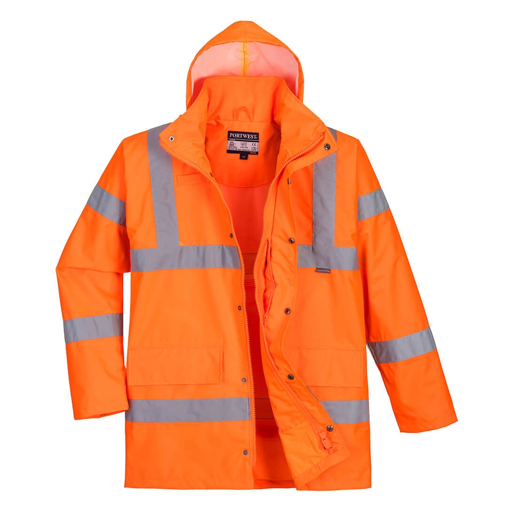 Portwest Hi-Vis Breathable Rain Traffic Jacket