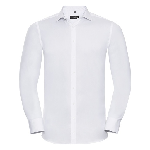 Russell Collection Long sleeve ultimate stretch shirt