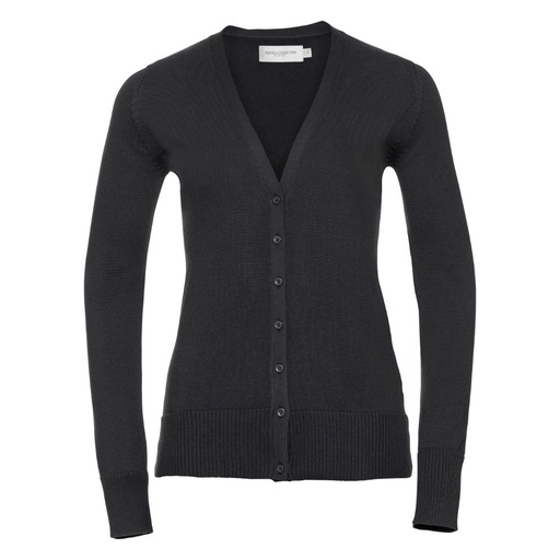 Russell Collection Women's v-neck knitted cardigan