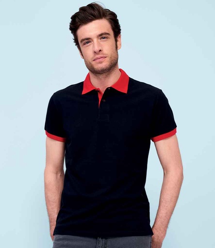 SOL'S Prince Contrast Cotton PiquÃ© Polo Shirt