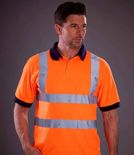 Yoko Hi-vis short sleeve polo (HVJ210)