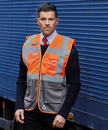 Yoko Hi-vis cool open-mesh executive waistcoat