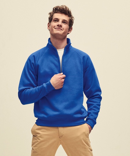 Fruit of the Loom Premium 70/30 zip-neck sweatshirt