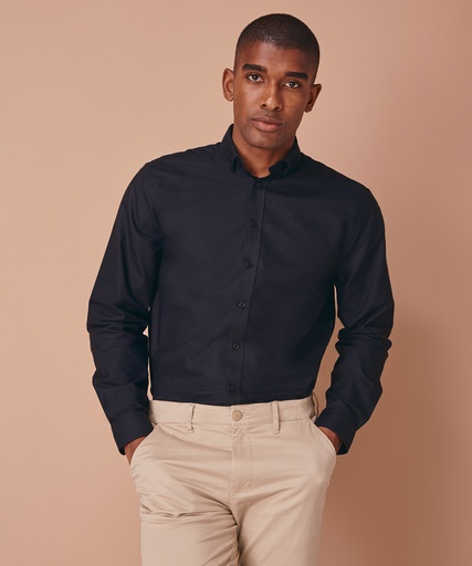 Henbury Modern long sleeve Oxford shirt