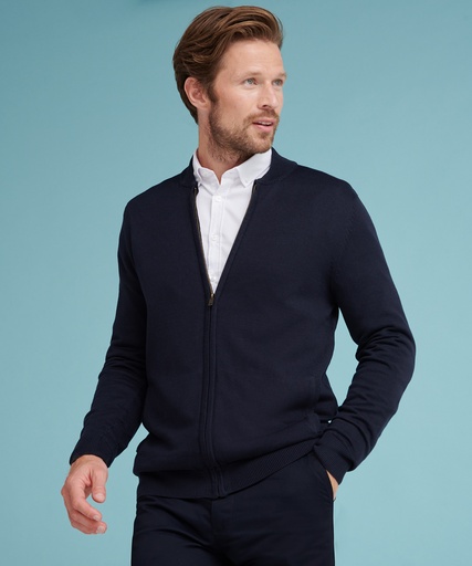 Henbury Unisex zip-through cardigan