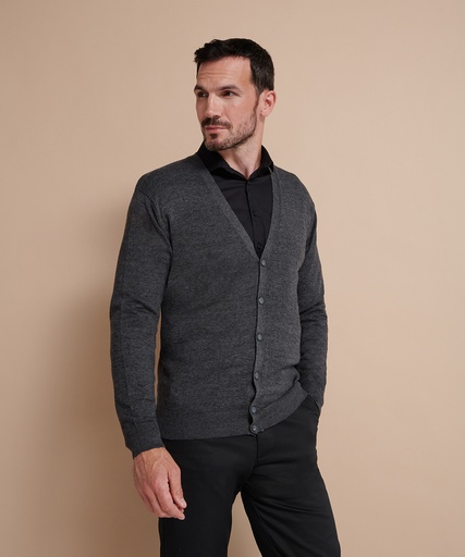 Henbury V-button cardigan