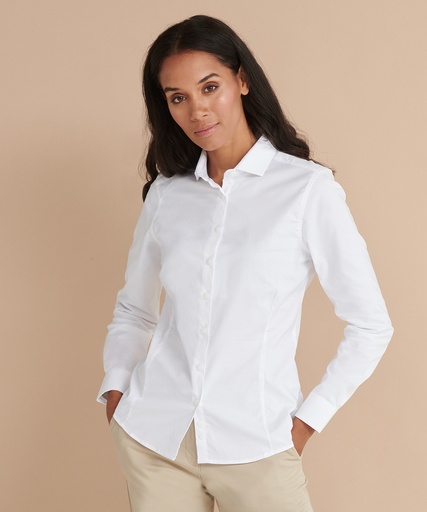 Henbury Women's long sleeve stretch shirt