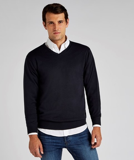 Kustom Kit Arundel v-neck sweater long sleeve (classic fit)