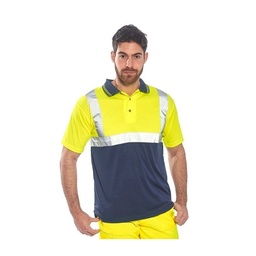 Portwest Hi-vis two-tone polo shirt (PW109)