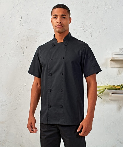 Premier Chefs coolchecker short sleeve jacket