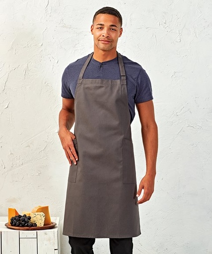 Premier Recycled bib apron, organic and Fairtrade certified