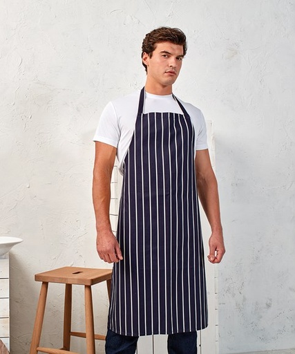 Premier Striped bib apron