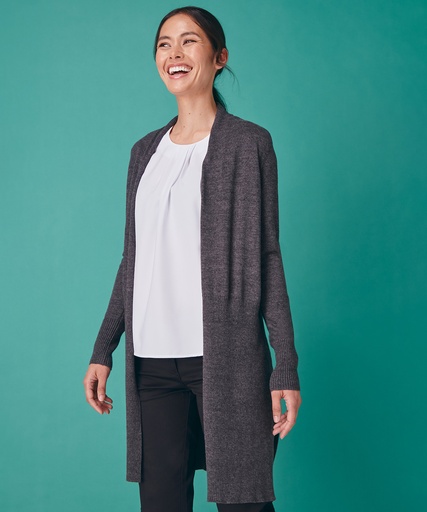 Henbury Women's longline open cardigan