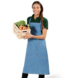 Brand Lab Denim Adjustable Bib Pocket Apron