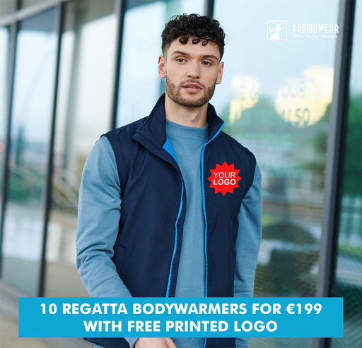 [PRINT_BODYWARMER_DEAL] 10 Regatta Professional Ablaze printable softshell bodywarmer + Free Printed Logo €199